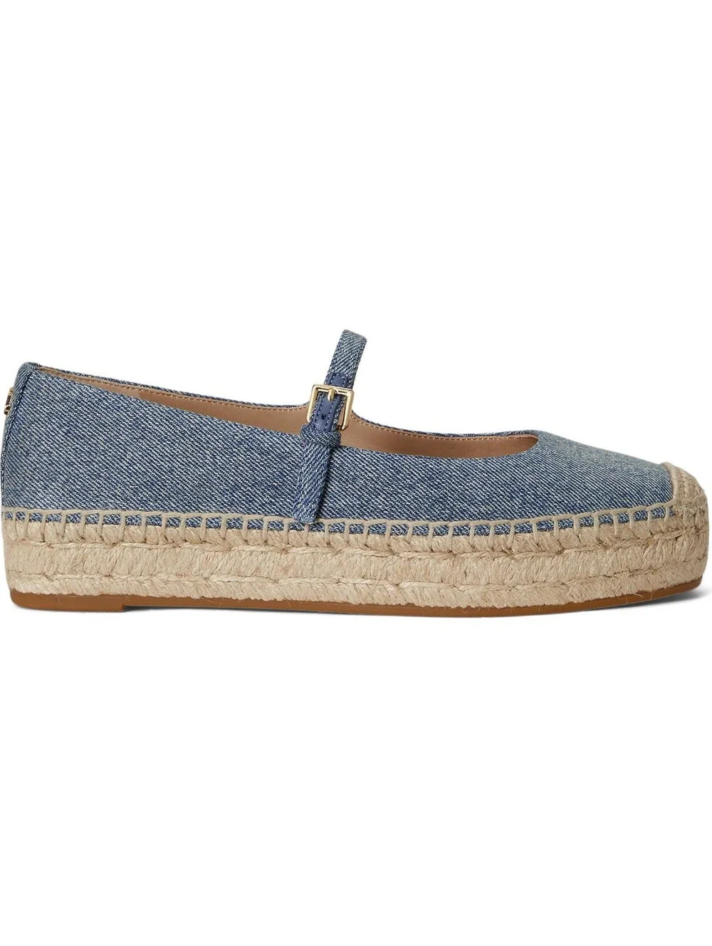 Luize Mary Jane Platform Espadrille Lauren Ralph Lauren Size 6.5 NWOT $145